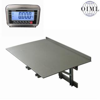 Nástěnná váha LESAK N1T-PSN, 120kg/50g, 400mmx600mm