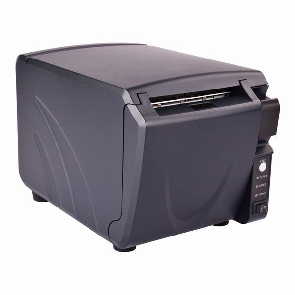 LESAK TP801-UL-B, pokladní tiskárna černá, páska šíře 80mm (Pokladní tiskárna se šíří papíru 80mm, s USB a LAN připojením)