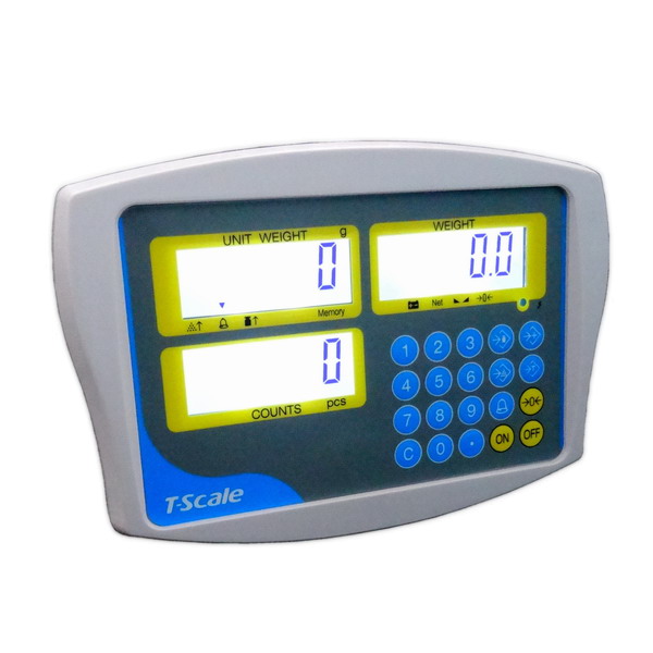 TSCALE KC, IP-54, plast, LCD (Vážní indikátor pro kontrolní vážení pro počítání kusů)