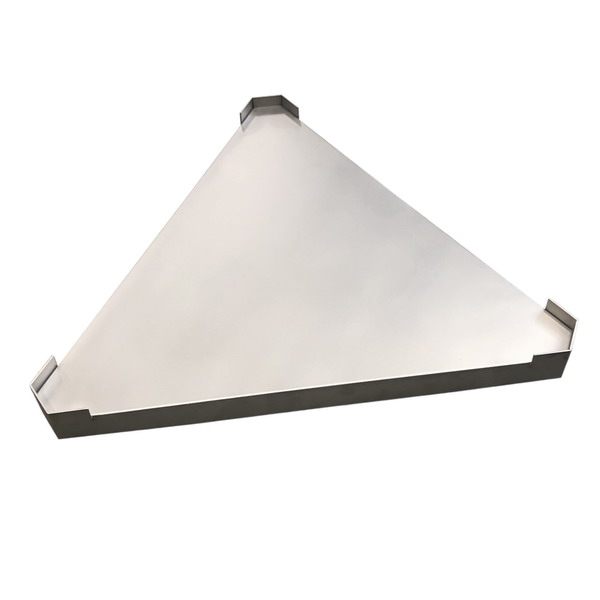 Váha ve tvaru trojúhelníku LESAK 3T101010LN, 1000kg, 1000x1000x1000mm, lak/nerez (Podlahová trojúhelníková váha lak-nerez bez vážního indikátoru)