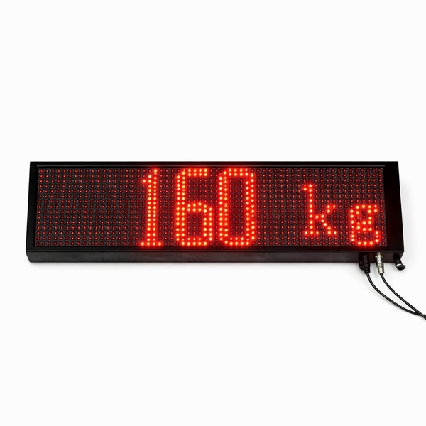 LESAK PD160RL, přídavný displej  velikosti čísel 160mm, barva červená