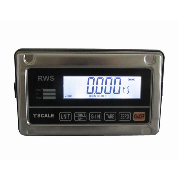 TSCALE RWS, IP-65, nerez, LCD (Vážní indikátor pro obchodní vážení)