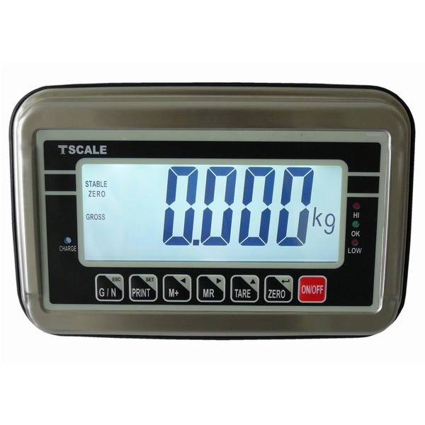 TSCALE BWS, IP-65, nerez, LCD (Vážní indikátor pro obchodní vážení)