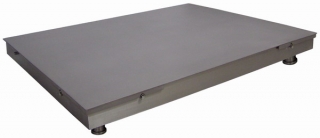 Podlahová vážící plošina nerezová LESAK 4T1012PN, 300kg, 1000x1250mm, nerez
