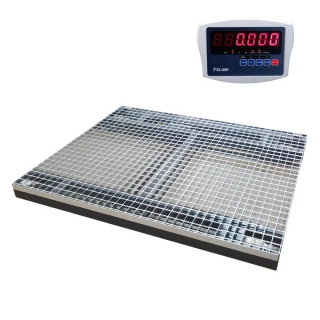 Podlahová váha LESAK 4T0810RLELW/300, 300kg/100g, 800x1000mm, lak